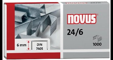 nietjes Novus 24/6 light CH doos a 1000 stuks
