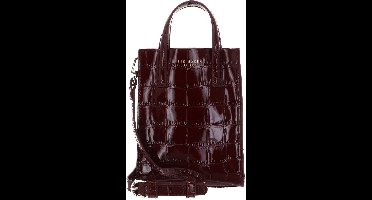 Ted Baker schoudertas Wenissa Croc Effect Mini Icon Bag Wine wijnrood