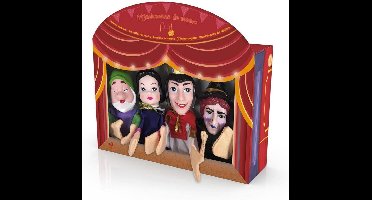 Set van 4 Sneeuwwitjes Figuren, Speelgoed Marionetten voor Kinderen