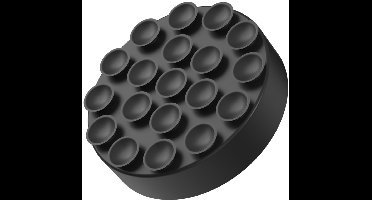 Daity 4-pack anti-vibratie pads voor wasmachines - Universele antislip stabilisatoren, geluidsreductie en trillingsdemping, vloerbescherming, anti-vibratie voetpads voor wasmachines en drogers (zwart)