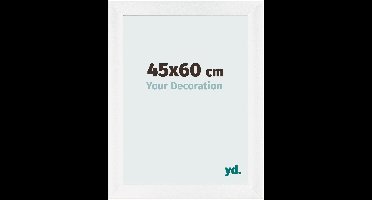 Your Decoration - Fotolijst 45x60 cm - MDF - Wit Hoogglans - Pisa