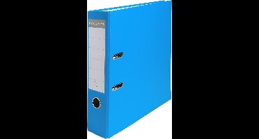 A4-map met hendel en verstelbare rug - 80 mm - lichtblauw