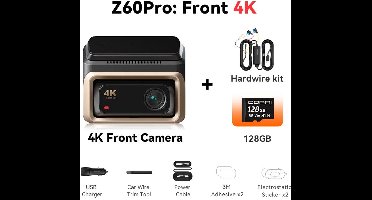 Dashcam – Autocamera – DVR – Videoregistratie – Bewegingsdetectie – 4K Ultra HD – 5GHz Wifi & ADAS Veiligheid