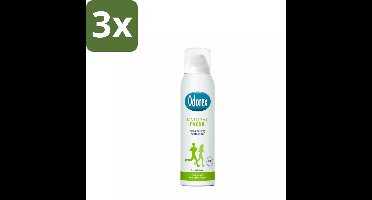 Odorex Deodorant Spray Natural Fresh 150 ml - Bulkverpakking - 3 stuks