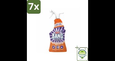 7 x Cillit Bang Lime & Grime Spray 750 ml - Grootverpakking - Kalkreiniger - Vetverwijderaar - Allesreiniger - Badkamerreiniger - Keukenreiniger