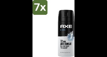 Axe - Deodorant Spray - 72hrs Anti Sweat - Ice Chill - 150 ml - Bulkverpakking - 7 stuks