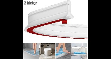2 Meter Doucheafdichting Zelfklevende Spatstrip, Waterstopper voor Douche Badkamer