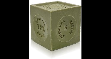 Marseille Zeep 600gr met 72% Olijfolie - Blok Groene Marseille Zeep