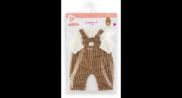 Corolle poppenkleding overall en T-shirt voor pop 42cm - zachte outfit.