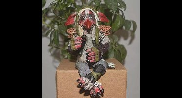 Anime Karakter Sculptuur Home Decor Speelgoed Hars Standbeeld Tuin Grote Goblin Standbeeld Kabouter Tuin Grote Goblin Standbeeld: Valentijnsdag Cadeau