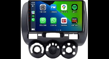 CarPlay autoradio geschikt voor Honda Jazz | 2002 t/m 2008 | Android 13 | Draadloos Apple CarPlay & Android Auto | 2GB + 32GB | 8-Core | Davilon | 2025 model | 2002 2003 2004 2005 2006 2007 2008 | Bluetooth & Wifi