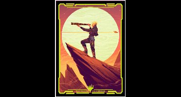 Ultra Pro - Magic: The Gathering - Edge of Eternities - Sami, Wildcat Captain 100 Standard Sized Card Sleeves Pack in Clear Box (63 x 89 mm) - UK