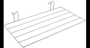 Tomado - Droogrek Radius - 2,5 meter drooglengte - Ophangen aan radiator, deur, douchewand - 51 x 32 cm