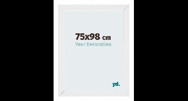 Your Decoration - Puzzellijst 75x98 cm - Wit Hoogglans - Puzzellijst 1500-2000 stukjes - MDF Fotolijst - Mura