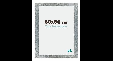 Your Decoration - Puzzellijst 60x80 cm - IJzer Geveegd - Puzzellijst 1500-2000 stukjes - MDF Fotolijst - Mura