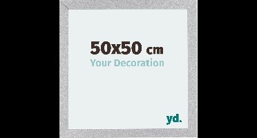 Your Decoration - Puzzellijst 50x50 cm - Zilver Mat - Puzzellijst 500-1000 stukjes - MDF Fotolijst - Mura