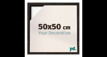 Your Decoration - Baklijst 50x50 cm - Eiken Donker - Baklijst voor Canvas - MDF - Lyon
