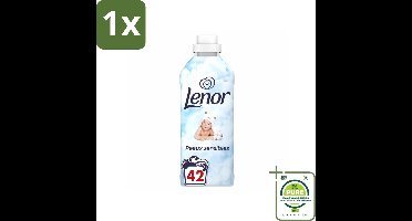 1 x Lenor – Wasverzachter – Sensitive – 42 Wasbeurten - 882 ml - Gevoelige Huid - Wasverzachter - Hypoallergen - Milde Wasverzachter - Dermatologisch Getest