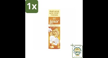1 x Lenor - Geurbooster - Amber & Orchidee - Non-Stop Frisheid - 19 Wasbeurten- Geurbooster - Wasgeur - Langdurige Frisheid - Amber Geur - Orchidee Geur