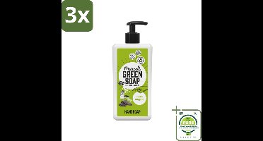 3 x Marcel's Green Soap - Handzeep - Tonka & Muguet - Zachte verzorging - 500 ml - Grootverpakking - Handzeep - Biologische Zeep - Natuurlijke Zeep - Tonka - Muguet