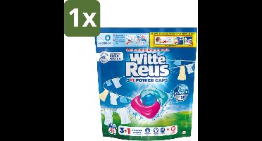 1 x Witte Reus - 3+1 Power Caps - Witte Was - 45 Wasbeurten - Wasmiddel - Witte Reus - 3-in-1 Was - Was Capsules - Vlekverwijdering