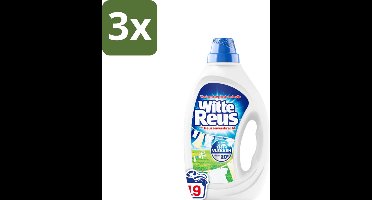 Witte Reus - Vloeibaar Wasmiddel - Witte Was - 19 Wasbeurten - Bulkverpakking - 3 stuks