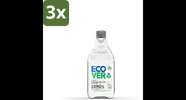 Ecover - Afwasmiddel ZERO - Parfumvrij - 450 ml - Bulkverpakking - 3 stuks