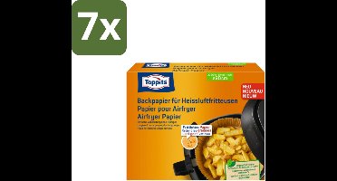 Toppits – Airfryer Papier – 20 cm – 20 Zakjes - Bulkverpakking - 7 stuks