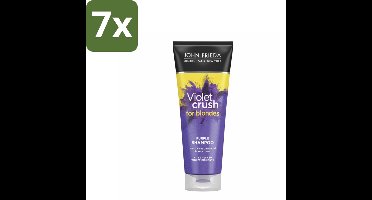 John Frieda – Shampoo – Sheer Blonde Colour Renew Zilver – Neutraliseert gele tonen – 250 ml - Bulkverpakking - 7 stuks