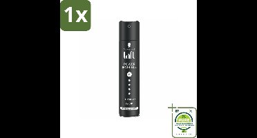 1 x Taft - Power Invisible 5 - Haarspray - Onzichtbare hold - 250 ml - Haarspray - Onzichtbare Fixatie - Natuurlijke Look - Haar Fixeren - Taft