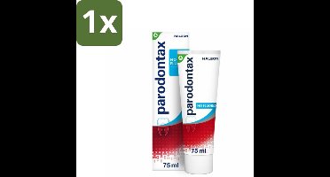 1 x Parodontax – Tandpasta – Zonder Fluoride – 75 ml - Tandpasta Zonder Fluoride - Gezond Tandvlees - Bloedend Tandvlees - Tandplak Verwijderen - Natuurlijke Tandpasta