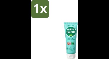 1 x Happy Earth – Handcrème – 100% Natuurlijk – 75 ml - Natuurlijke Handcrème - Vegan Handcrème - Handcrème 100% Natuurlijk - Handcrème Met Aloë Vera - Handcrème Met Shea Boter
