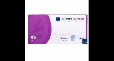 Classic Nitril Handschoenen – Blauw – Maat XS – Poedervrij – 100 stuks