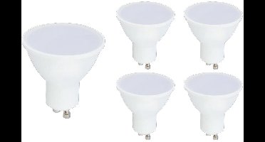 LED line LED Spot GU10 - 3W (vervangt 20W) - 240lm - Ø50mm - 230V - Energiezuinig - 5 stuks