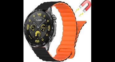 Magnetische Siliconen Horlogeband voor Diverse Smartwatches - Sterke Sluiting