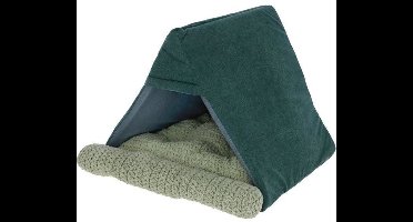 Cat bed - KERBL - ANNE - 45 x 40 x 34 cm - Green