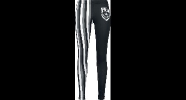 Wednesday Ophelia Dames Legging - zwart/wit - XXL