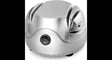 RVV® Elektrische messenslijper - Messenslijper - Messenslijpers - Messenslijper elektrisch - Grijs- ‎14 cm x 15 cm x 9 cm