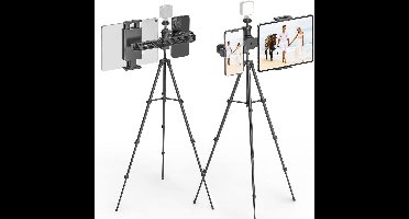 Verstelbaar Tablet Statief met Draaibare Kogelkop voor Live Streaming