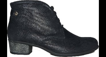 Durea 9603 Wijdte E Kleur: Zwart / Nubuck Maat: 7 (41)