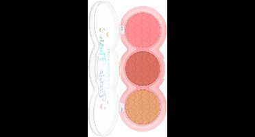 Kleancolor Treble Flush Blush Trio - 02 - Nice & Spiced - Blush - 7.5 g