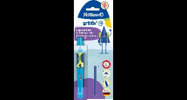 Pelikan vulpen griffix® Neon Fresh Blue linkshandig