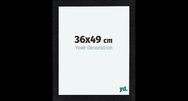 Your Decoration - Fotolijst 36x49 cm - MDF - Zwart Mat - Como