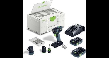 Festool TXS 18 C 3,0-Set Accu Schroefboormachine 18V 3.0Ah in Systainer - 576896