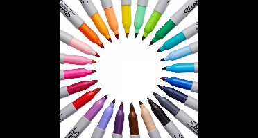 Sharpie Groene Permanent Classic Fine Marker - Fine Tip stift perfect voor markeren diverse oppervlakken zoals metaal, plastic, papier en hout
