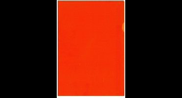 30x stuks documenten Insteekmapjes - oranje - A4 formaat - 21 x 30 cm - Kantoorartikelen