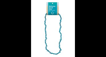 Ruben Robijn Howliet blauw splitketting + kaart (gekleurd)