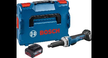Bosch GGS 18V-23 PLC Professionele rechte accuslijpmachine 18 V borstelloos + 1x accu 4.0 Ah + L-Boxx - zonder lader