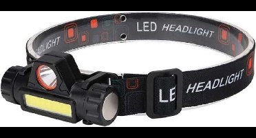 LED Hoofdlamp - USB Oplaadbaar-Waterdicht - voor Camping, Wandelen met Hond