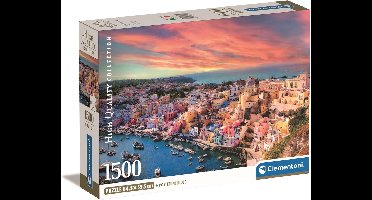 Clementoni - Puzzel - 1500 Stukjes - Picturesque Procida Island - Puzzel Voor Volwassenen